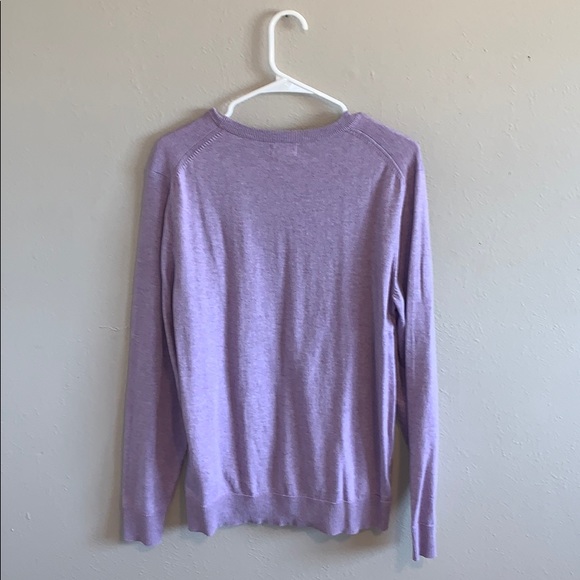 Old Navy Purple/Lavender Sweater Lightweight Large - Picture 4 of 5